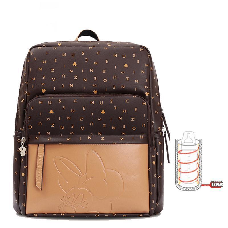 LV & Disney Baby Diaper Bag Backpack Stylish Design 