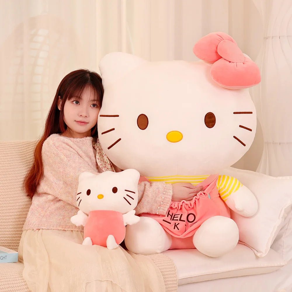 Hello Kitty Plush Toys, Cute Soft Doll Toys, Birthday Gifts for Girls  (30CM, Pink A)