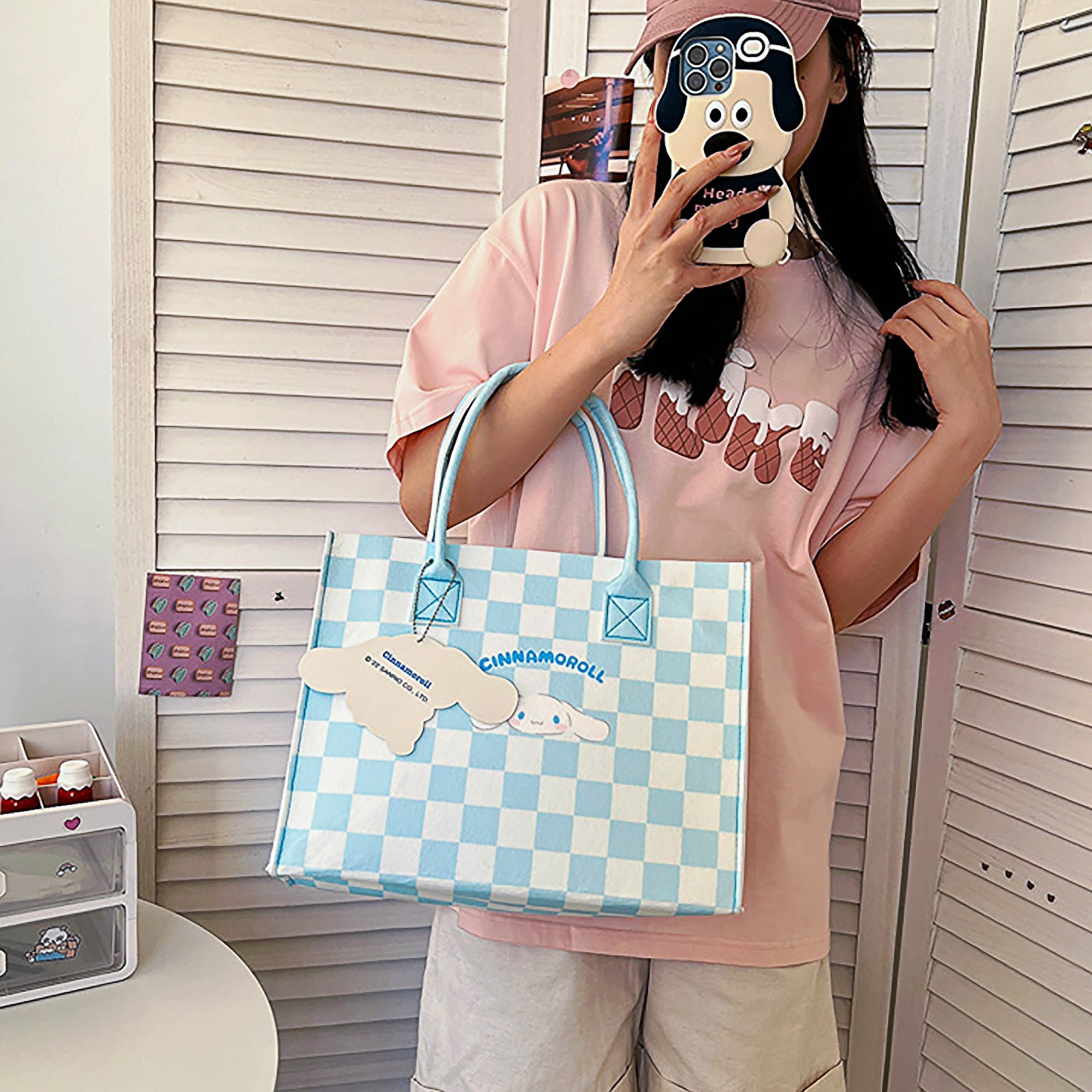 Sanrio Hello kitty Shoulder bag plush purse Hello Kitty Soft Head Birthday  Gift