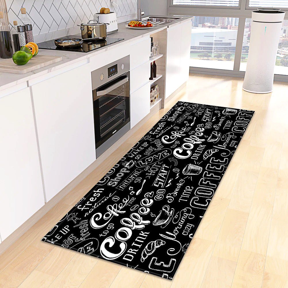 Kitchen Mat Coffee Kitchen Rug Doormat Anti Slip Home Living Room Bedr