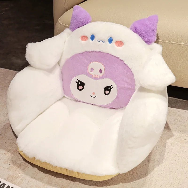 Kawaii My Melody Pochacco Plush Full Surrounding Thermal Seat Cushion  Winter Anime Sanrioed Girl Heart Cute Thick Sofa Cushion - AliExpress