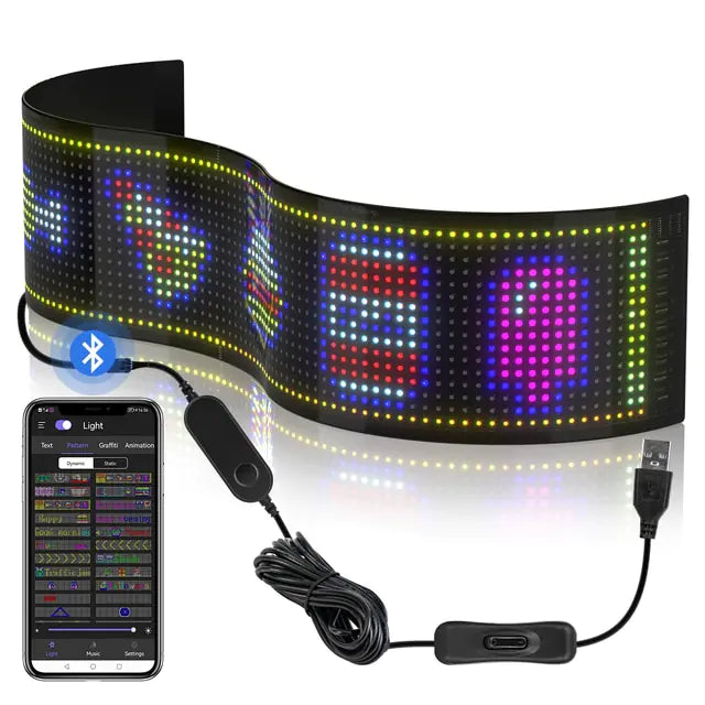 LED Matrix Pixel Panel Bluetooth - Lusy Store LLC 