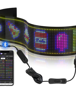 LED Matrix Pixel Panel Bluetooth - Lusy Store LLC 