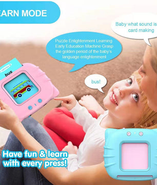 Smart English Learning Card for Kids - Interactive Early Education Tool with 224 Audiobooks