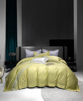 120 TC Long - staple Cotton 4 - Piece Embroidered Bedding Set - Light Luxury Design - Lusy Store LLC