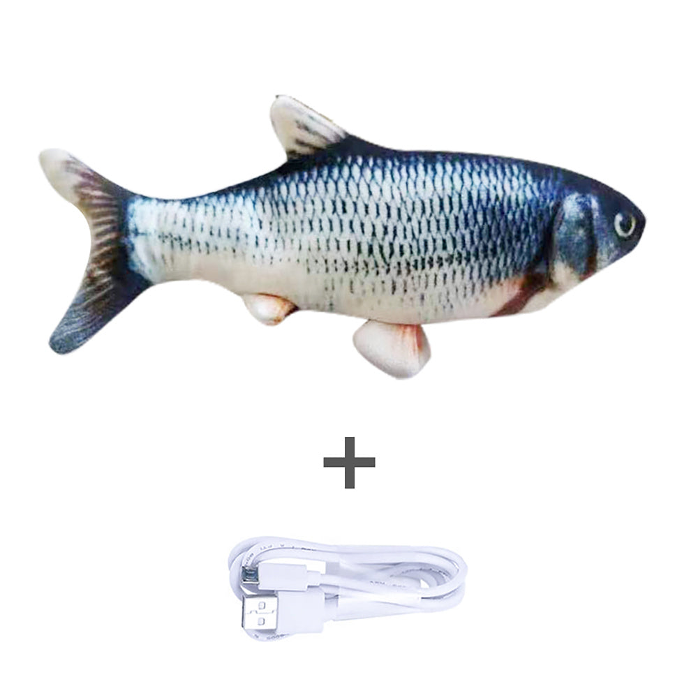 Electric Jumping Fish Toy for Cats – No Catnip