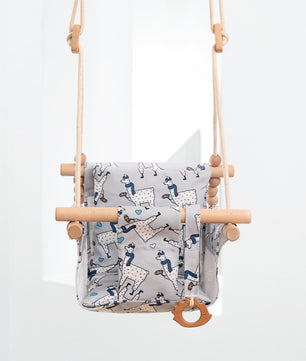 Cotton Canvas Baby Swing Chair – Safe Indoor Outdoor Fun