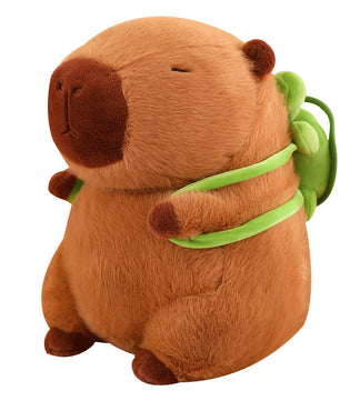 Capibara Buddha Style Stuffed Capybara Doll for Teens