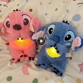 2024 New Lilo & Stitch Pink Plush Doll - Kawaii Soothing Toy - Lusy Store LLC