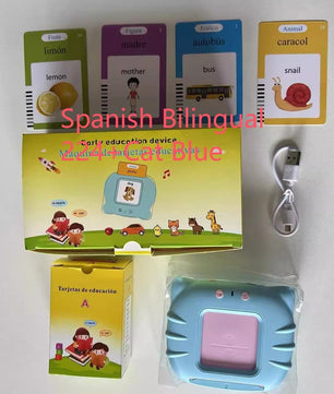 Smart English Learning Card for Kids - Interactive Early Education Tool with 224 Audiobooks