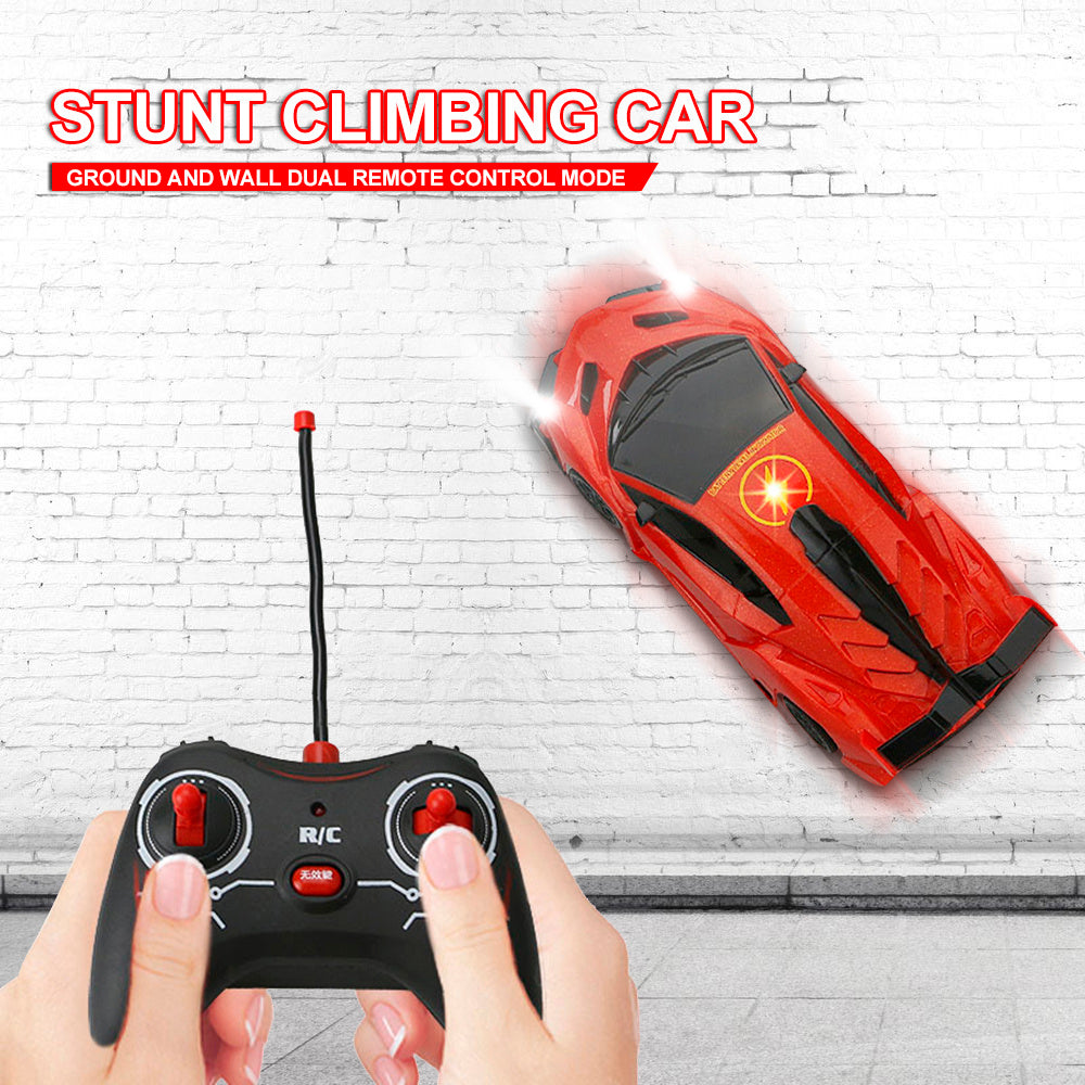 Remote Control Wall Climbing Stunt Car for Kids