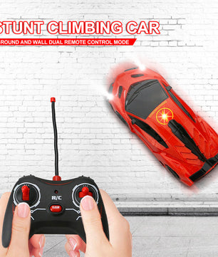 Remote Control Wall Climbing Stunt Car for Kids