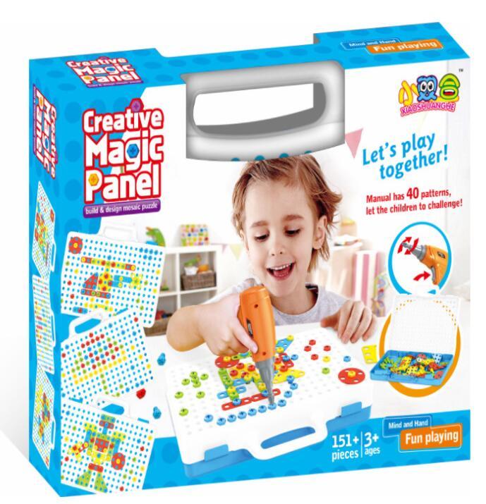 Creative Drill Blocks Toy for Kids Learning