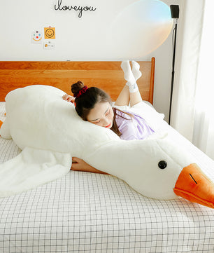 Cute Big White Geese Pillow Plush Toy