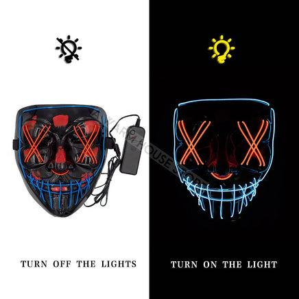 Halloween Led Mask - Lusy Store LLC 