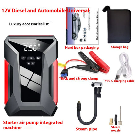 All-in-One 12V Emergency Car Power Bank & Inflatable Starter - Lusy Store LLC 