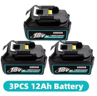 Original Li-Ion Battery – 18V, Available in 6.0Ah, 8.0Ah, 12.0Ah - Lusy Store LLC 