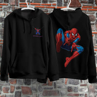 Spider Man Hoodie Casual Clothes Black White Khaki Hoodie Long Sleeve Hooded Pullover Personality Streetwear