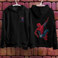 Spider Man Hoodie Casual Clothes Black White Khaki Hoodie Long Sleeve Hooded Pullover Personality Streetwear