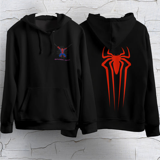 Spider Man Hoodie Casual Clothes Black White Khaki Hoodie Long Sleeve Hooded Pullover Personality Streetwear