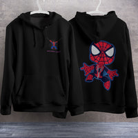 Spider Man Hoodie Casual Clothes Black White Khaki Hoodie Long Sleeve Hooded Pullover Personality Streetwear