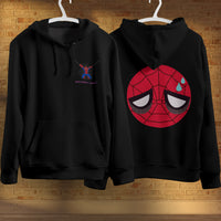 Spider Man Hoodie Casual Clothes Black White Khaki Hoodie Long Sleeve Hooded Pullover Personality Streetwear