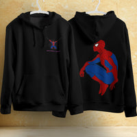 Spider Man Hoodie Casual Clothes Black White Khaki Hoodie Long Sleeve Hooded Pullover Personality Streetwear