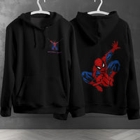 Spider Man Hoodie Casual Clothes Black White Khaki Hoodie Long Sleeve Hooded Pullover Personality Streetwear