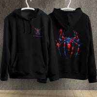 Spider Man Hoodie Casual Clothes Black White Khaki Hoodie Long Sleeve Hooded Pullover Personality Streetwear