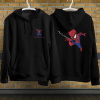 Spider Man Hoodie Casual Clothes Black White Khaki Hoodie Long Sleeve Hooded Pullover Personality Streetwear