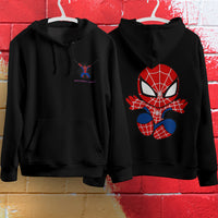 Spider Man Hoodie Casual Clothes Black White Khaki Hoodie Long Sleeve Hooded Pullover Personality Streetwear