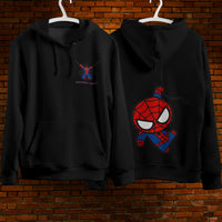 Spider Man Hoodie Casual Clothes Black White Khaki Hoodie Long Sleeve Hooded Pullover Personality Streetwear