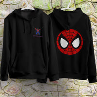 Spider Man Hoodie Casual Clothes Black White Khaki Hoodie Long Sleeve Hooded Pullover Personality Streetwear