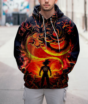 Lusy Store Dragon Ball Z Hoodie Colorful Goku Coat Unique Personality Many Sizes For Men Boy Kid Clothes DBP-16F Hoodies & Sweatshirts