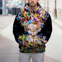 Dragon Ball Z Hoodie Colorful Gohan Coat Unique Personality Many Sizes For Men Boy Kid Clothes DBP-5F