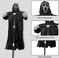 Halloween Ghost Face Scarecrow - Lusy Store LLC 