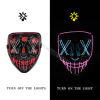 Halloween Led Mask - Lusy Store LLC 