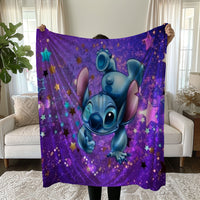 Stitch Blanket Cozy and Soft Throw Blankets Bed Sofa Gift For Pets Friends and Family