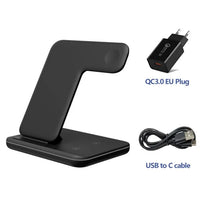 3 in 1 Wireless Charging Stand - Lusy Store LLC 