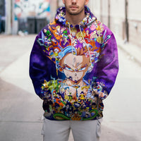 Dragon Ball Z Hoodie Colorful Gohan Coat Unique Personality Many Sizes For Men Boy Kid Clothes DBP-5F