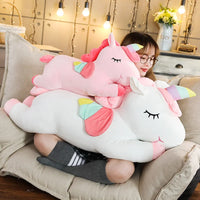 Giant Unicorn Plush Toy Soft Stuffed Unicorn Soft Horse Toys For Children Girl Pillow Birthday Gifts