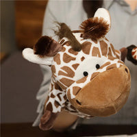 Giraffe Plush Toy Hand Puppet – Soft & Realistic Jungle Animal, 10.6" – Lusy Store