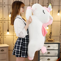 Giant Unicorn Plush Toy Soft Stuffed Unicorn Soft Horse Toys For Children Girl Pillow Birthday Gifts