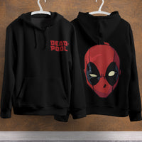 Deadpool Hoodie Casual Clothing Fashion Black Hoodie Cotton Long Sleeve Hooded Pullover Personality Streetwear