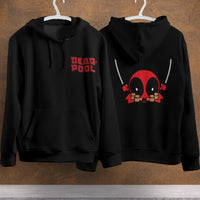 Deadpool Hoodie Casual Clothing Fashion Black Hoodie Cotton Long Sleeve Hooded Pullover Personality Streetwear