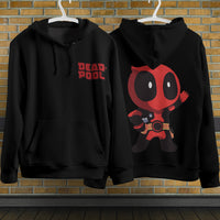 Deadpool Hoodie Casual Clothing Fashion Black Hoodie Cotton Long Sleeve Hooded Pullover Personality Streetwear