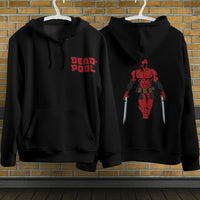 Deadpool Hoodie Casual Clothing Fashion Black Hoodie Cotton Long Sleeve Hooded Pullover Personality Streetwear