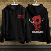 Deadpool Hoodie Casual Clothing Fashion Black Hoodie Cotton Long Sleeve Hooded Pullover Personality Streetwear