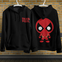 Deadpool Hoodie Casual Clothing Fashion Black Hoodie Cotton Long Sleeve Hooded Pullover Personality Streetwear