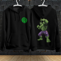 Hulk Hoodie Streetwear Fashion Black Hooded Pullover Personality Sweatshirt